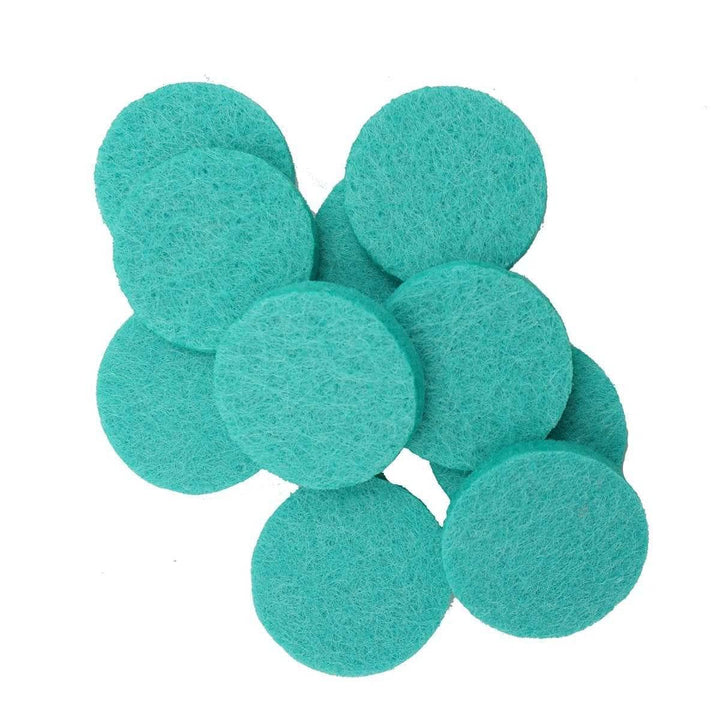 25mm Turquoise Replacement Pads (Pack of 10) Diffusers Your Oil Tools 