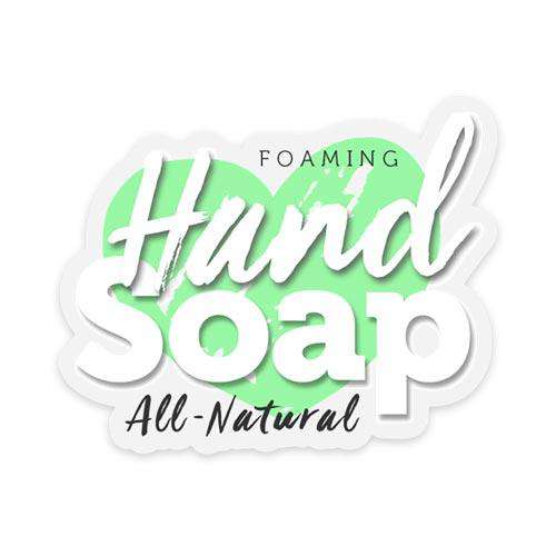 All Natural Foaming Hand Soap Label DIY Your Oil Tools 