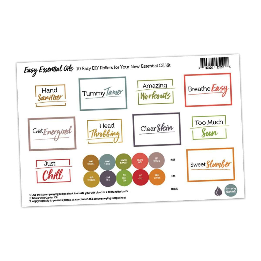 easy-essential-oils-for-roller-bottles-labels-lid-stickers for Free Printable Labels For Essential Oils Easy Essential Oils for Roller Bottles Labels & Lid Stickers for Free Printable Labels For Essential Oils
