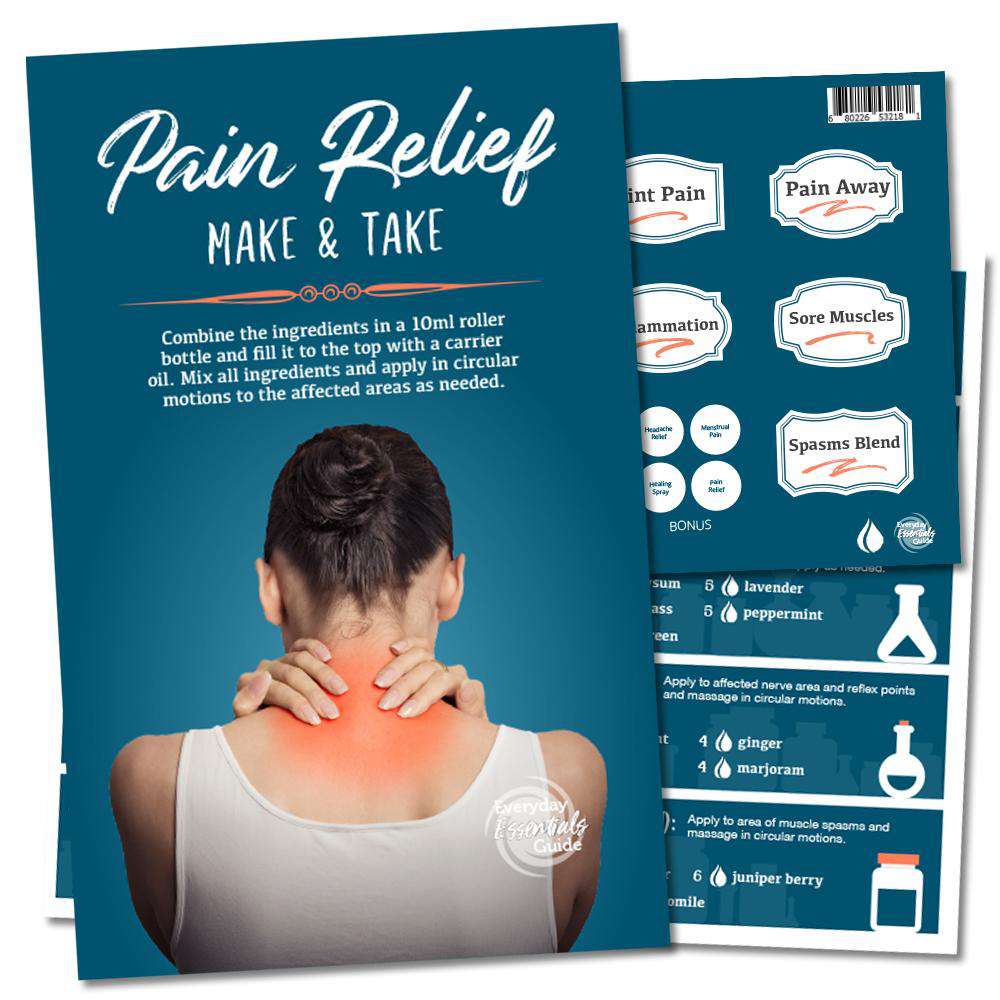 Pain Relief Recipes & Labels DIY for Essential Oils DIY Your Oil Tools 