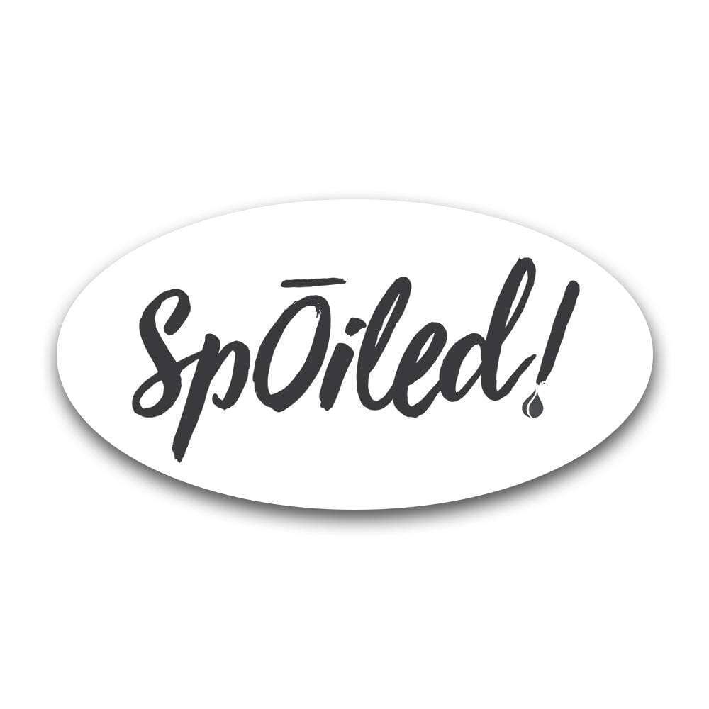 Spoiled Oval Label (Sold Individually) DIY Your Oil Tools 
