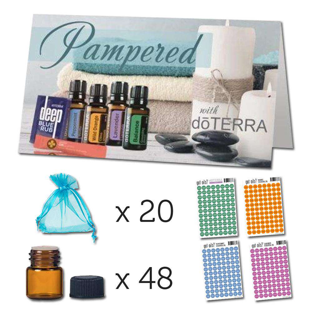 Pampered with doTERRA Sampling Kit DIY Kits Your Oil Tools 