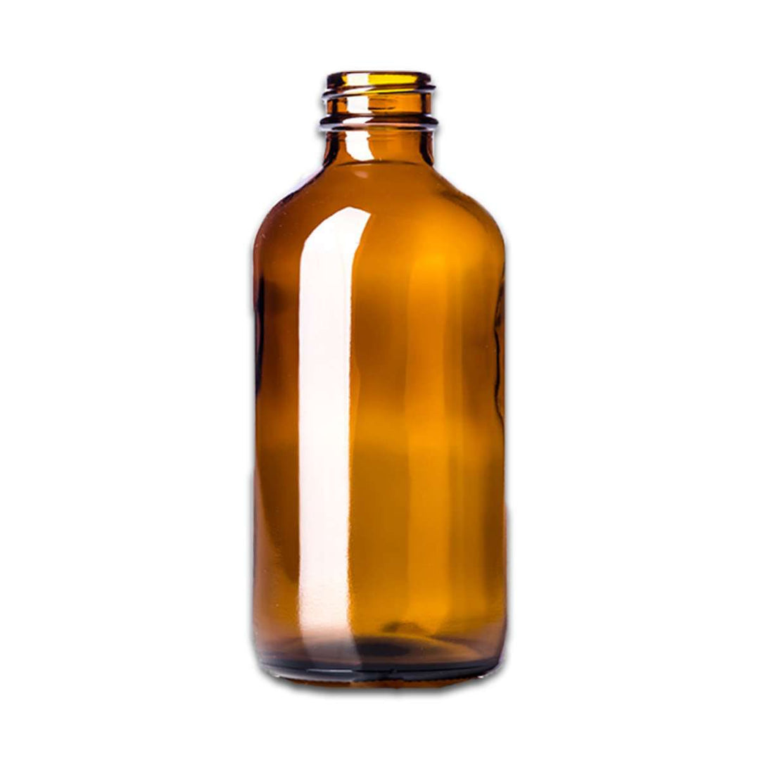 16 oz Amber Glass Jar w/ Black Cap – Your Oil Tools