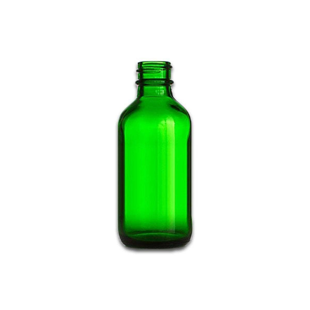 2 oz Green Glass Bottle (Caps NOT Included) Glass Bottles Your Oil Tools 