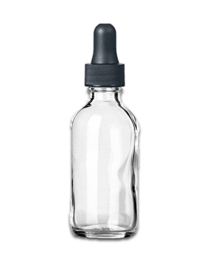 2 oz Clear Glass Bottle w/ Dropper Glass Dropper Bottles Your Oil Tools 