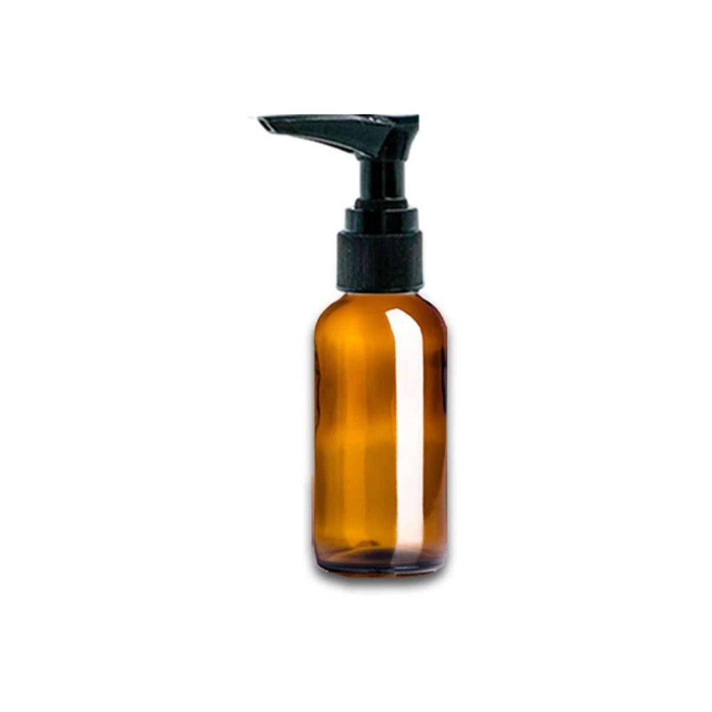 1 oz. Amber Glass Bottle & Dropper Top - Mama Bath + Body