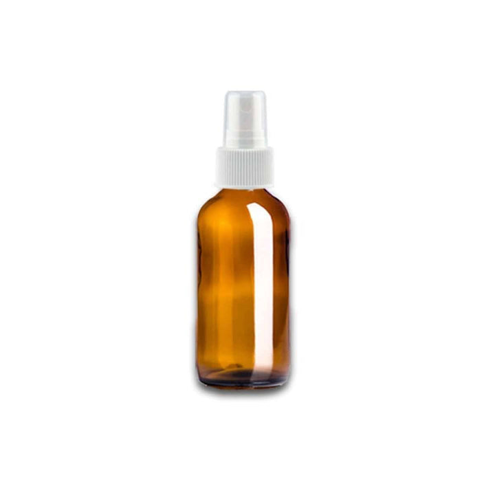 1 oz Amber Glass Bottle w/ White Fine Mist Top Glass Spray Bottles Your Oil Tools 