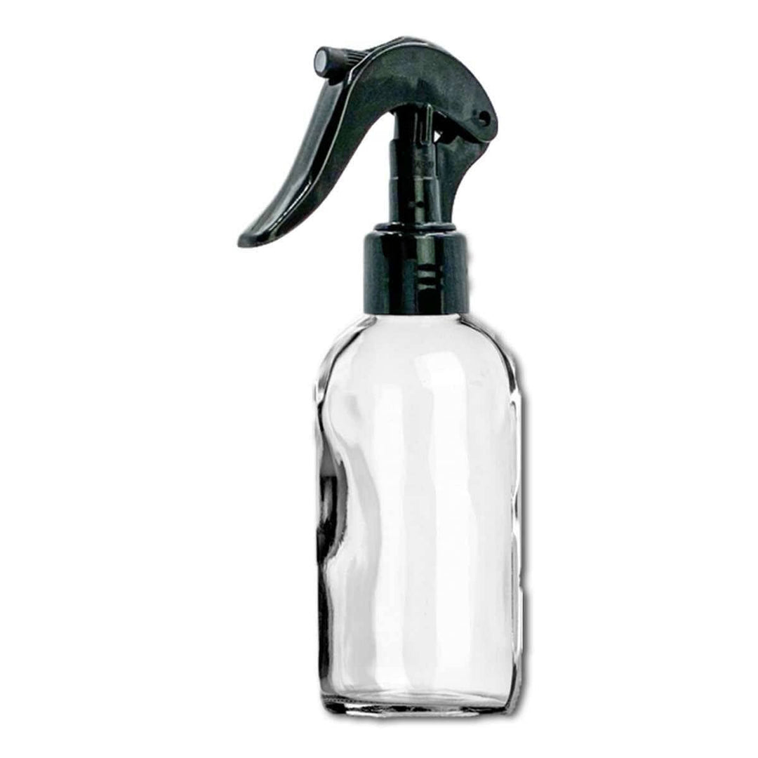 4 oz Clear Glass Bottle w/ Trigger Sprayer Glass Spray Bottles Your Oil Tools 