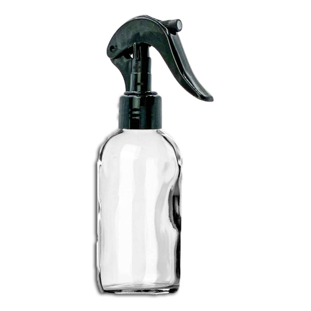 4 oz Clear Glass Bottle w/ Trigger Sprayer Glass Spray Bottles Your Oil Tools 