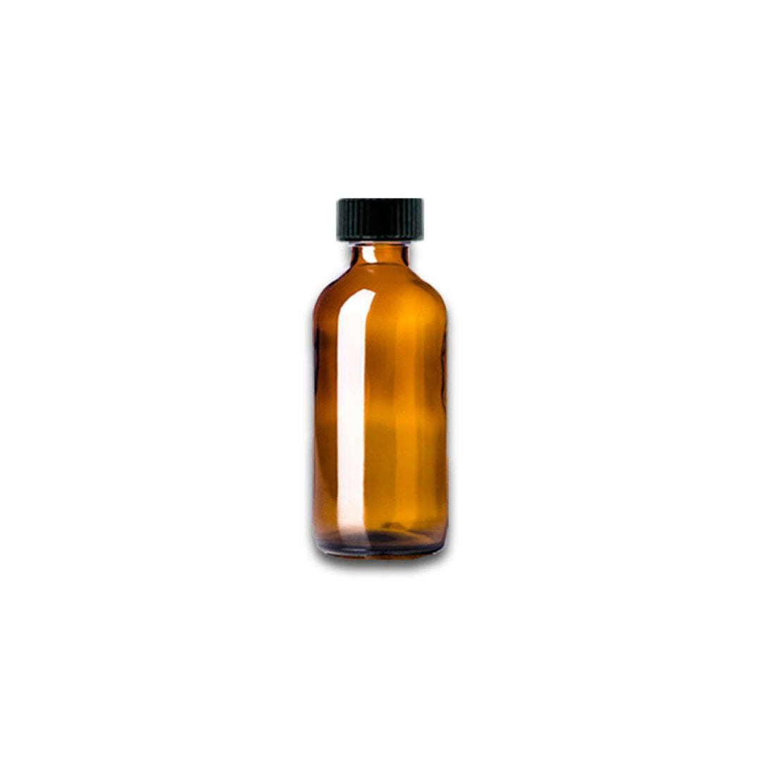 2 oz Amber Glass Bottle w/ Storage Cap Glass Storage Bottles Your Oil Tools 