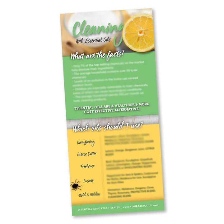 Cleaning With Essential Oils Education Card Media Your Oil Tools 