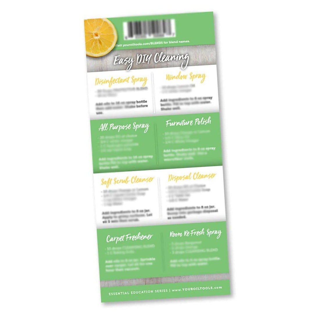 Cleaning With Essential Oils Education Card Media Your Oil Tools 