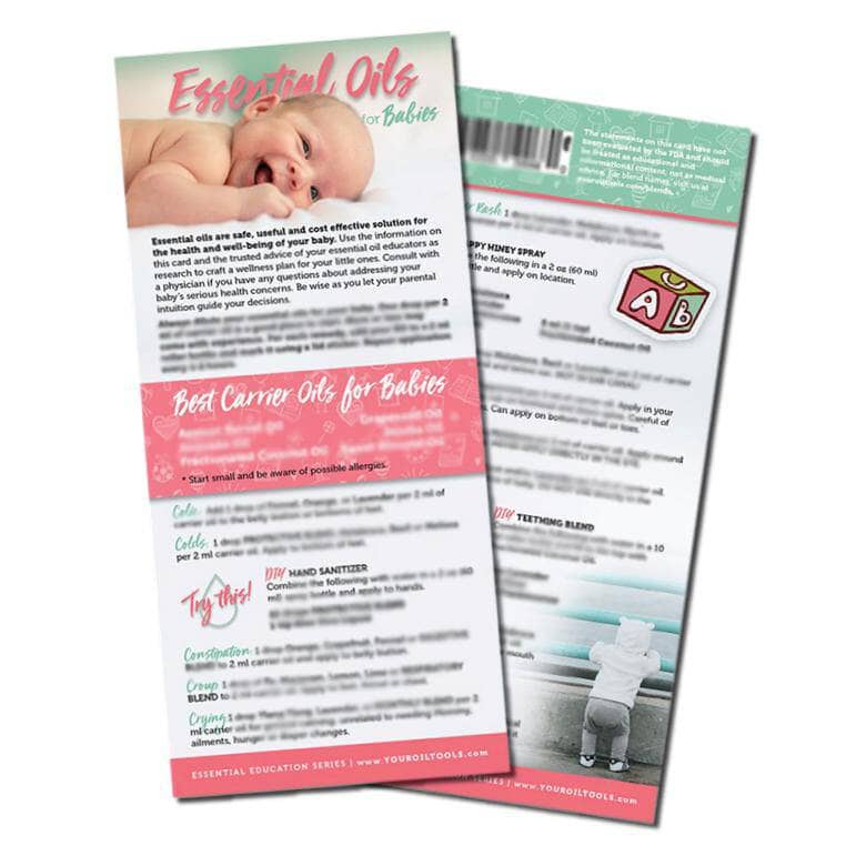 Essential Oils for Babies Education Card Media Your Oil Tools 