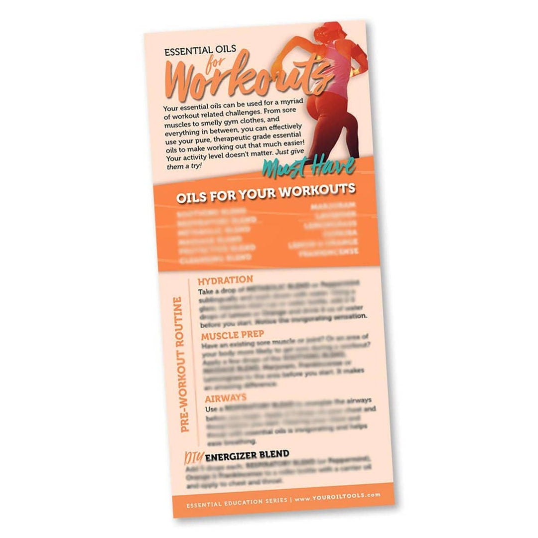 Essential Oils for Workouts Education Card Media Your Oil Tools 