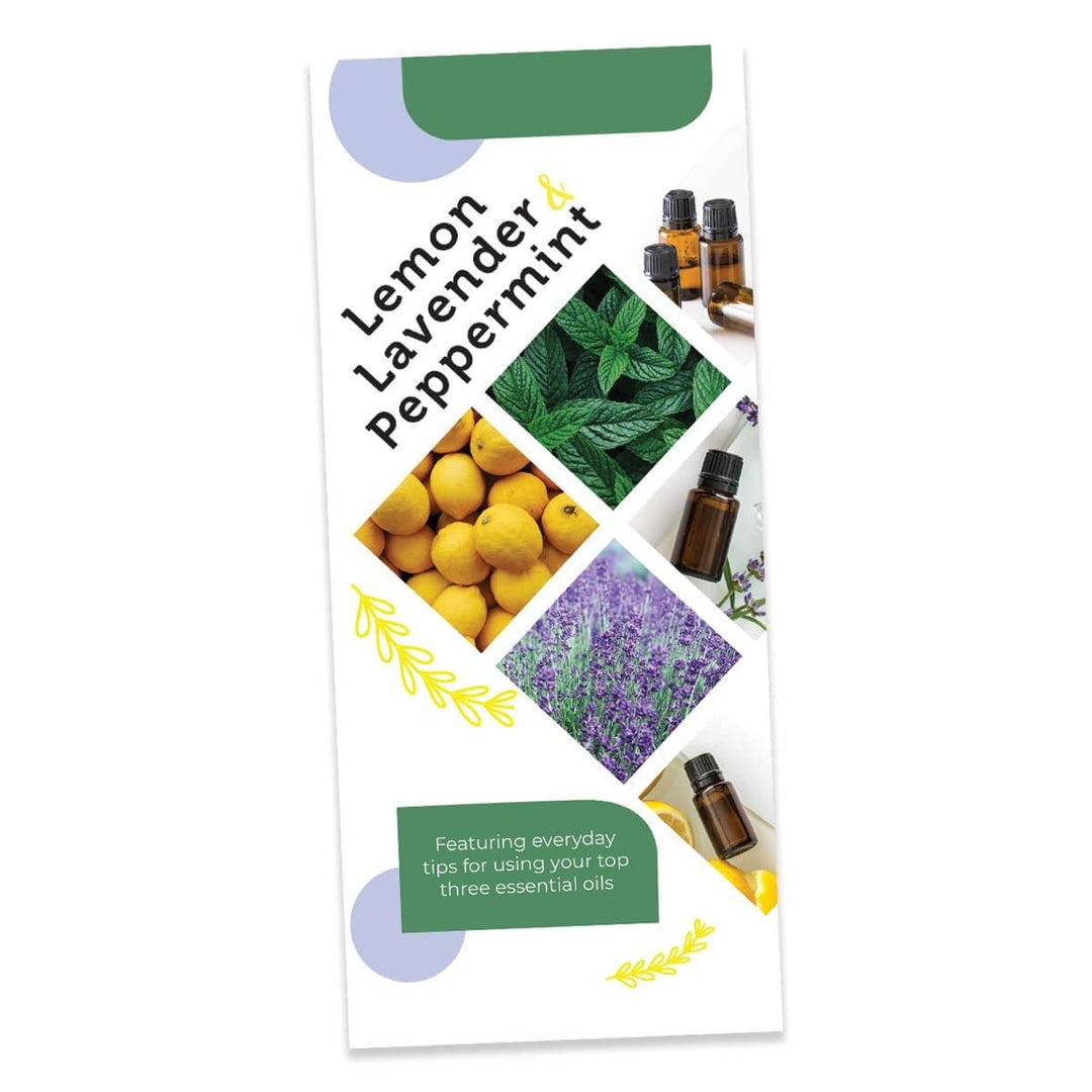 Lemon, Lavender, & Peppermint Tri-Fold (Pack of 25) Media Your Oil Tools 