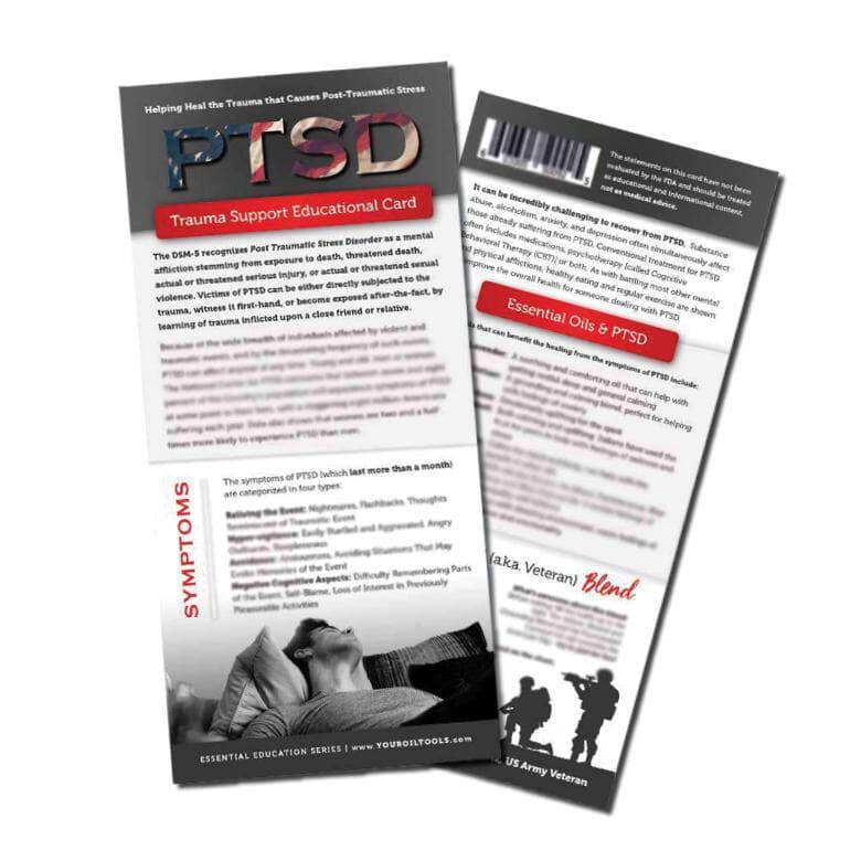 PTSD Education Card Media Your Oil Tools 