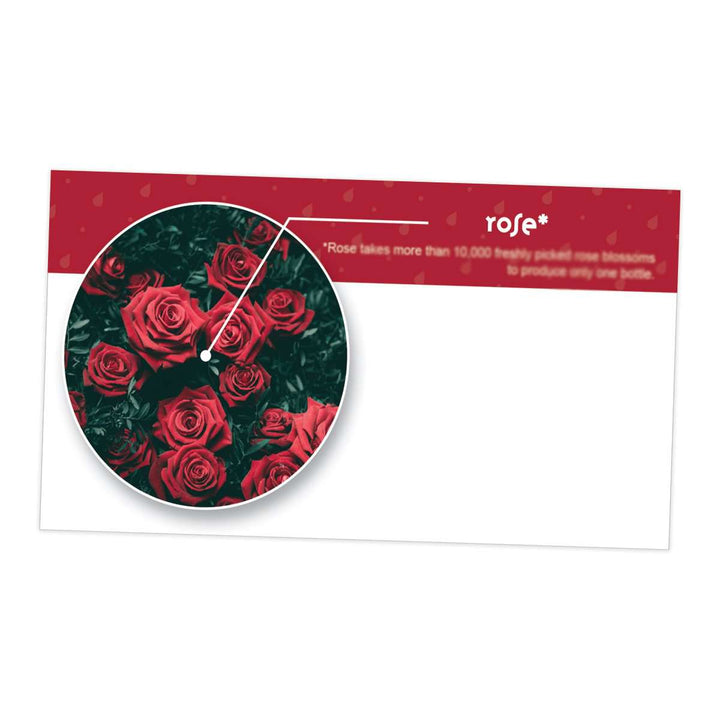 Rose Essential Oil Cards (Pack of 10) Media Your Oil Tools 