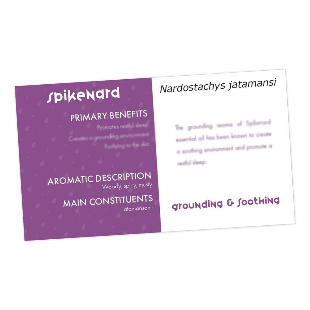 Spikenard Essential Oil Cards (Pack of 10) Media Your Oil Tools 