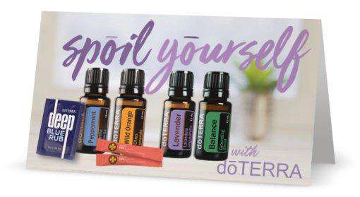 Spoil Yourself with doTERRA Sampling Cards Media Your Oil Tools 