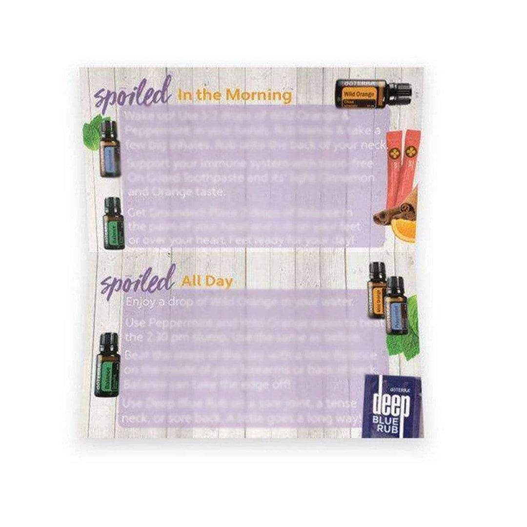 Spoil Yourself with doTERRA Sampling Cards Media Your Oil Tools 