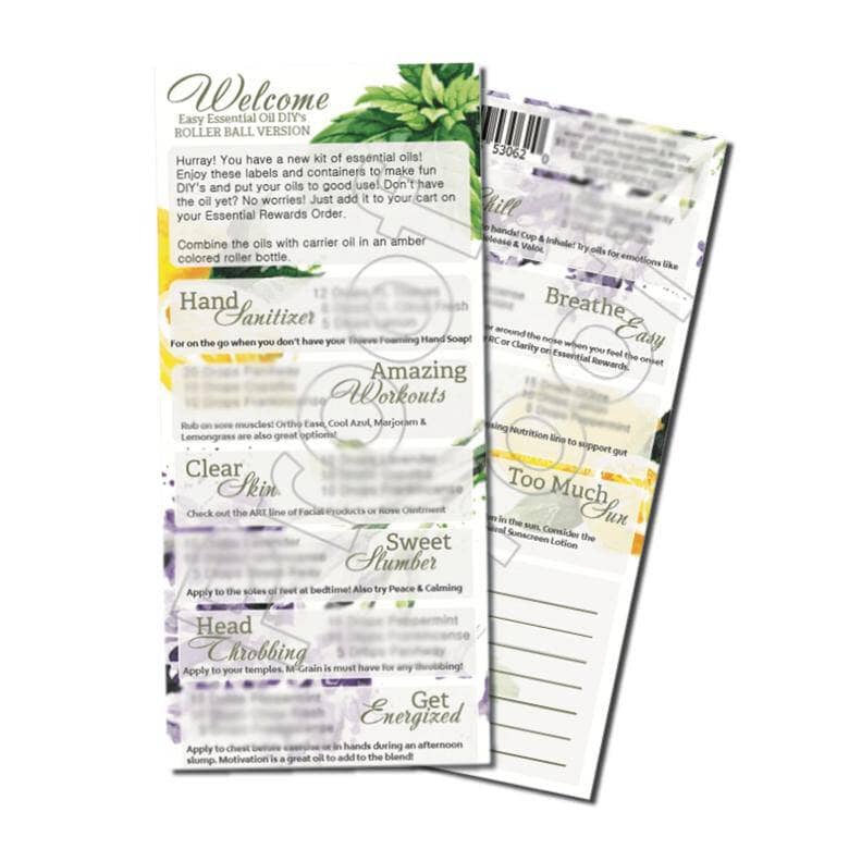 Welcome Education Card Young Living Media Your Oil Tools 