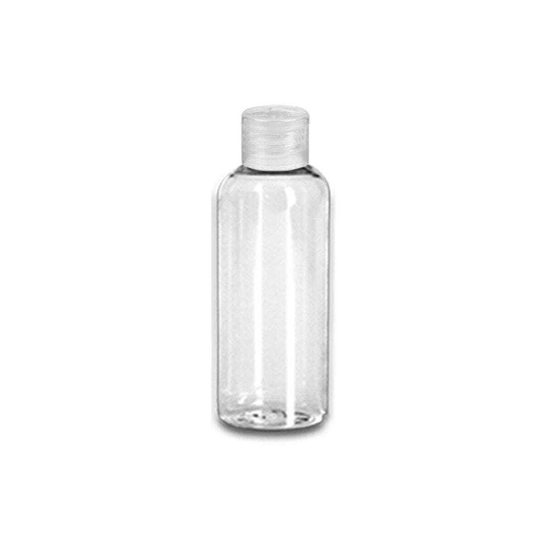 1 oz Clear PET Plastic Cosmo Bottle w/ Clear Flip Top Plastic Bottles Your Oil Tools 