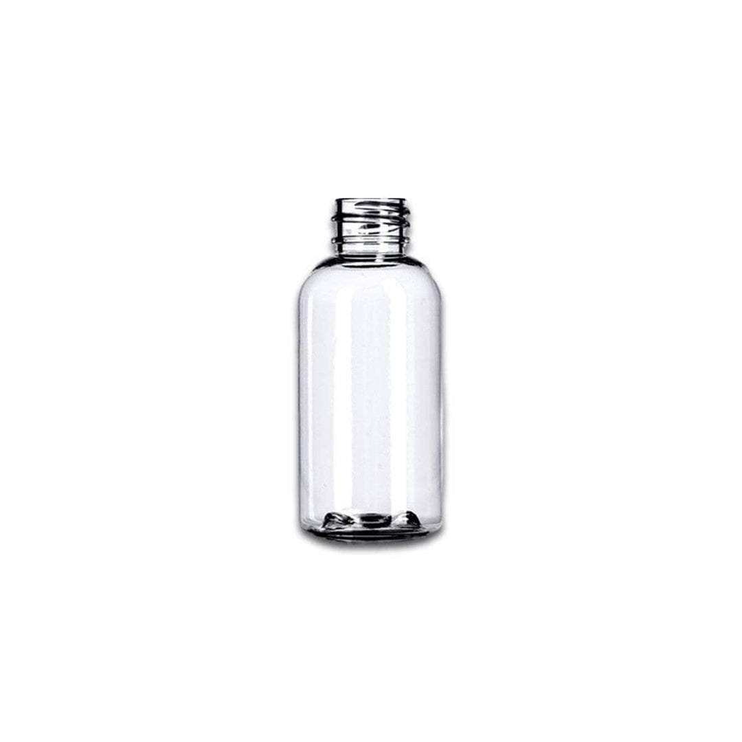 2 oz Clear PET Plastic Boston Round Bottle (caps NOT included) Plastic Bottles Your Oil Tools 