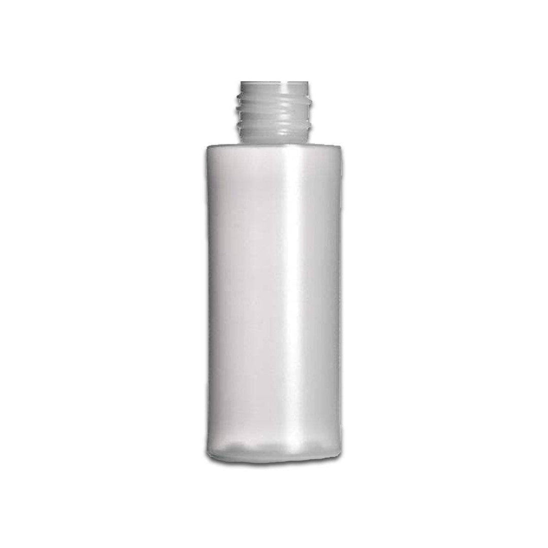 2 oz HDPE Clear Plastic Cylinder Bottle (Cap NOT Included) Plastic Bottles Your Oil Tools 