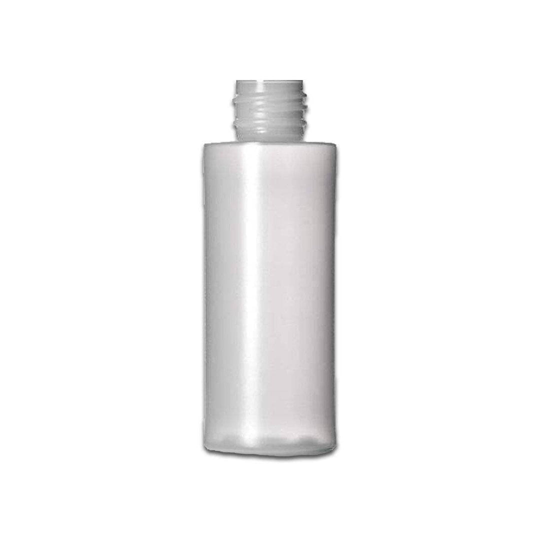 2 oz HDPE Clear Plastic Cylinder Bottle (Cap NOT Included) Plastic Bottles Your Oil Tools 