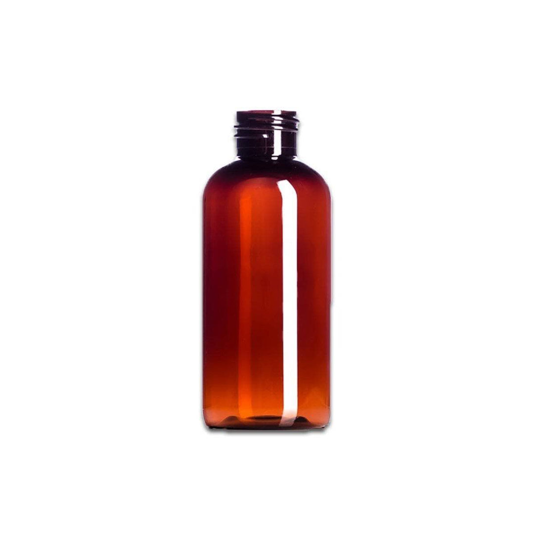 4 oz Amber PET Plastic Boston Round Bottle (caps NOT included) Plastic Bottles Your Oil Tools 