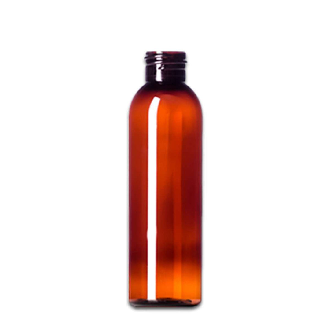 4 oz Amber PET Plastic Cosmo Bottle (Caps NOT Included) Plastic Bottles Your Oil Tools 