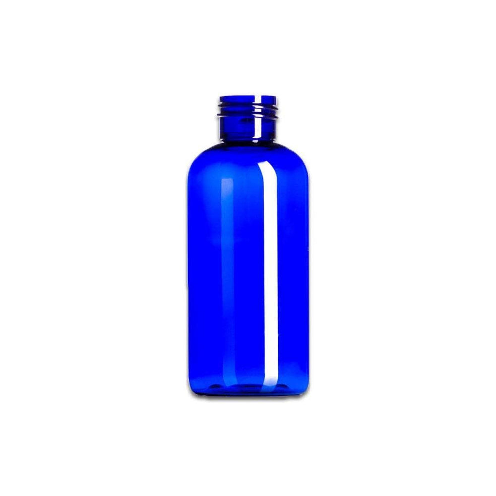 4 oz Blue PET Plastic Boston Round Bottle (caps NOT included) Plastic Bottles Your Oil Tools 