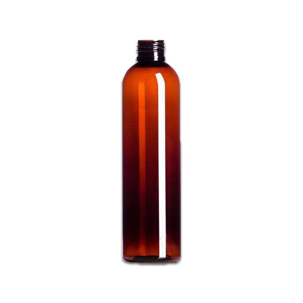 8 oz Amber PET Plastic Cosmo Bottle (Caps NOT Included) Plastic Bottles Your Oil Tools 