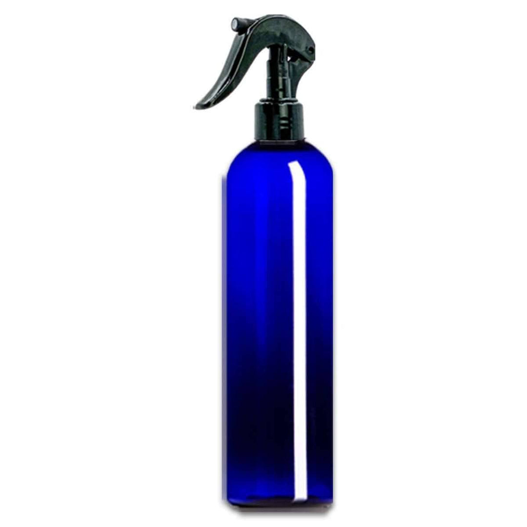 16 oz Blue PET Plastic Cosmo Bottle w/ Trigger Sprayer Plastic Spray Bottles Your Oil Tools 