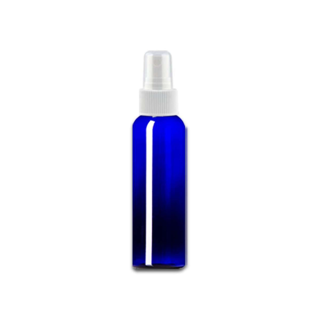 2 oz Blue PET Plastic Cosmo Bottle w/ White Fine Mist Top Plastic Spray Bottles Your Oil Tools 
