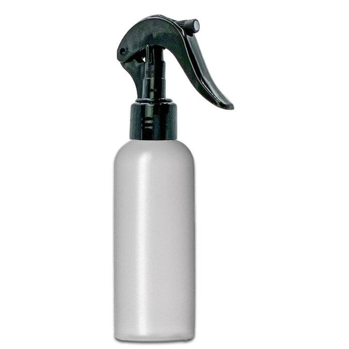 4 oz Natural-Colored HDPE Plastic Imperial Round Bottle w/ Trigger Sprayer Plastic Spray Bottles Your Oil Tools 