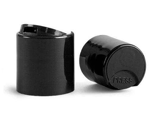 16 oz Amber PET Plastic Cosmo Bottle w/ Black Disc Top Plastic Storage Bottles Your Oil Tools 
