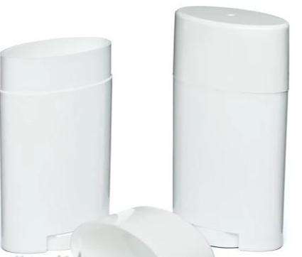 2.65 oz White PET Plastic Deodorant Container Plastic Storage Bottles Your Oil Tools 