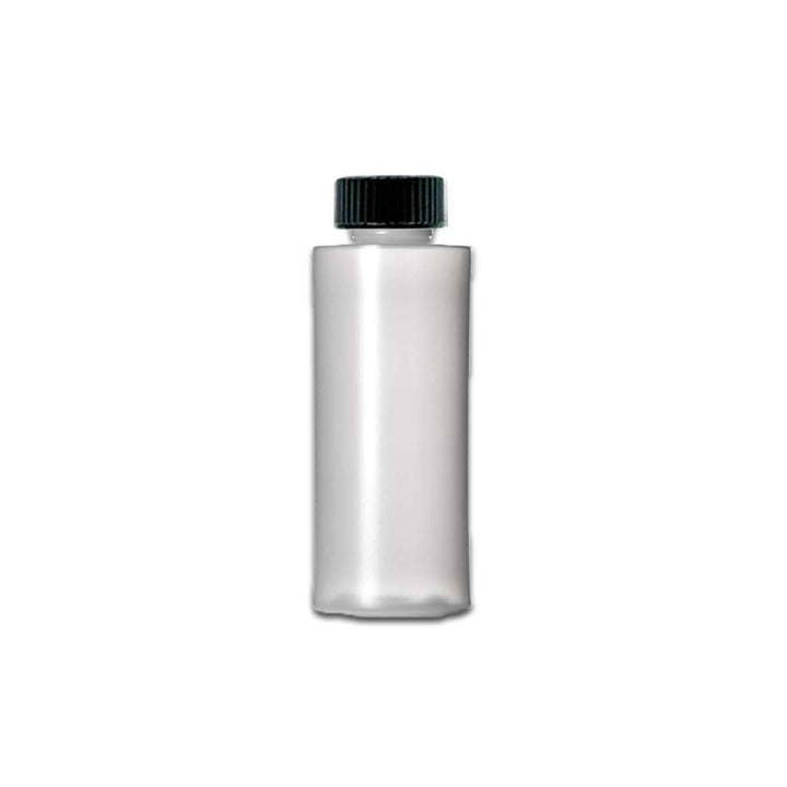 2 oz Natural-Colored HDPE Plastic Cylinder Bottle w/ Storage Cap Plastic Storage Bottles Your Oil Tools 