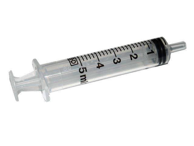 5 ml Dispensing Syringe (Pack of 5) Plastic Storage Bottles Your Oil Tools 