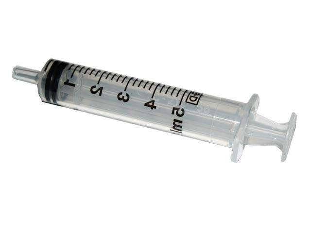 5 ml Dispensing Syringe (Pack of 5) Plastic Storage Bottles Your Oil Tools 